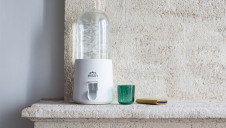 Each refill 'bubble' contains 60% less plastic than a standard 1.5-litre bottle, while holding more than three times as much water